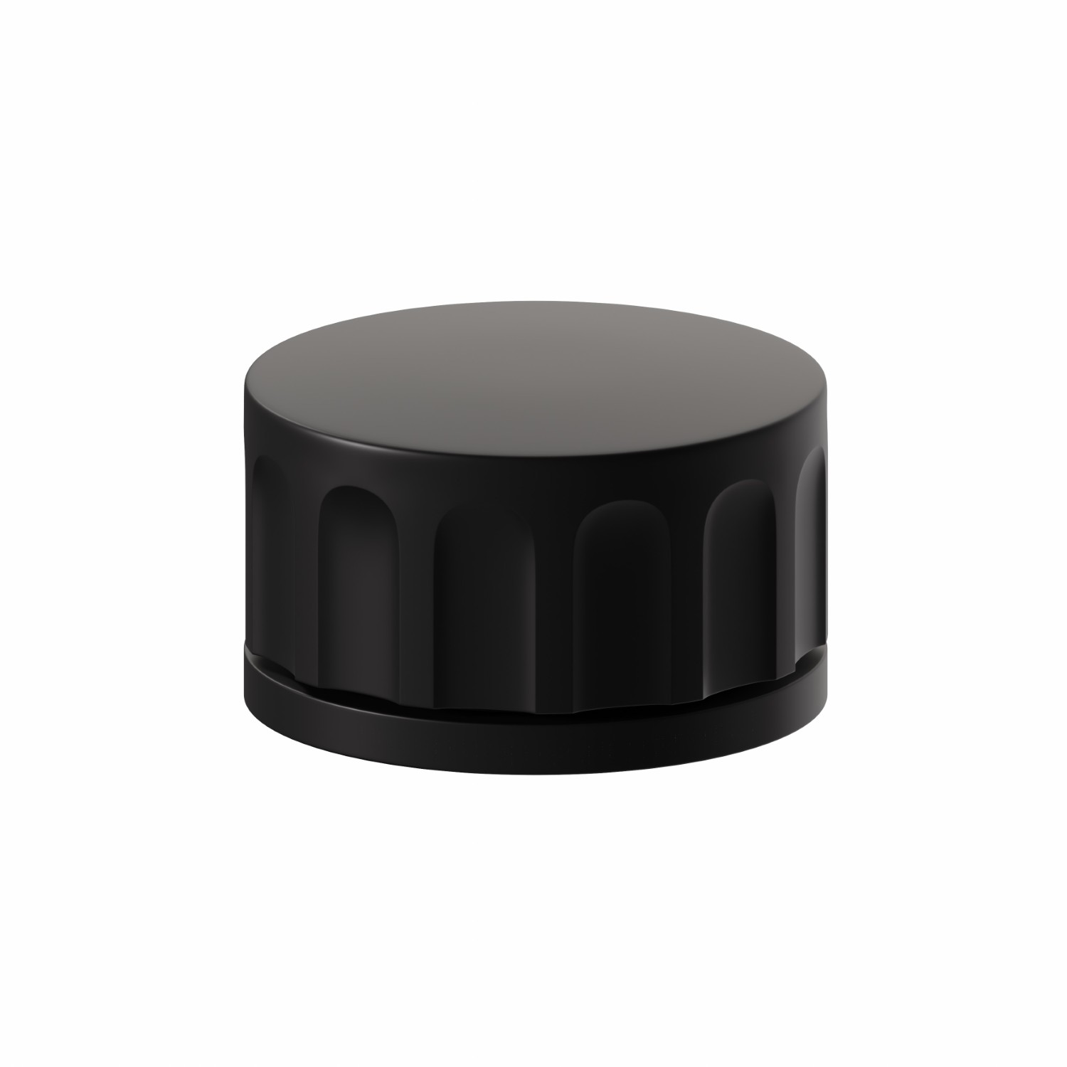 Single lever deck-mounted washbasin control - finish Matt Black