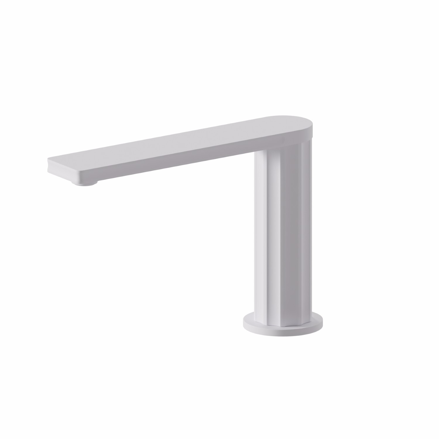 Deck-mounted washbasin spout - finish Matt White