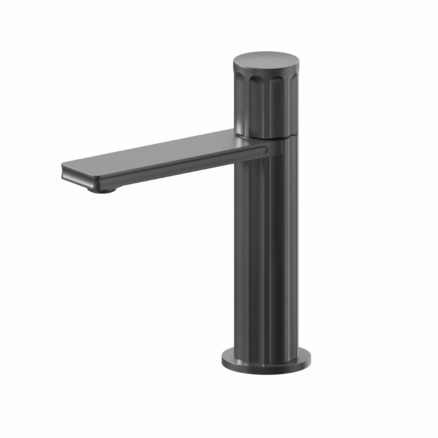 Single lever basin mixer - finish PVD Brushed Gun Metal