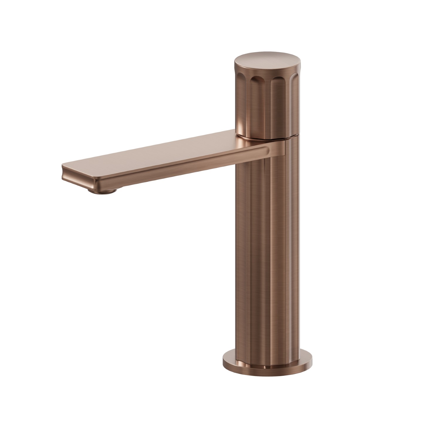 Single lever basin mixer - finish PVD Brushed Copper Bronze