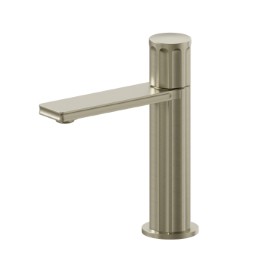 Single lever basin mixer - finish PVD Brushed Pale Gold