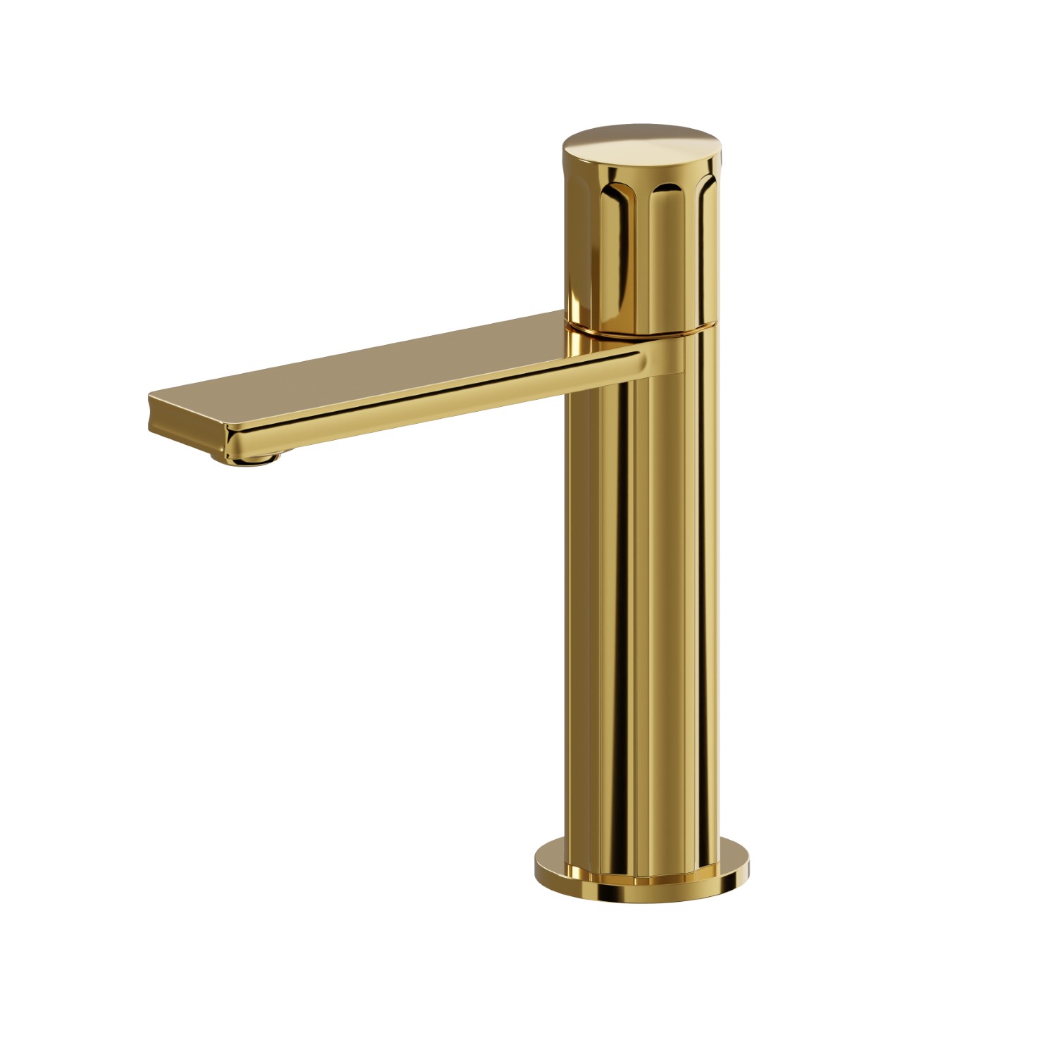 Single lever basin mixer - finish PVD Glossy Gold