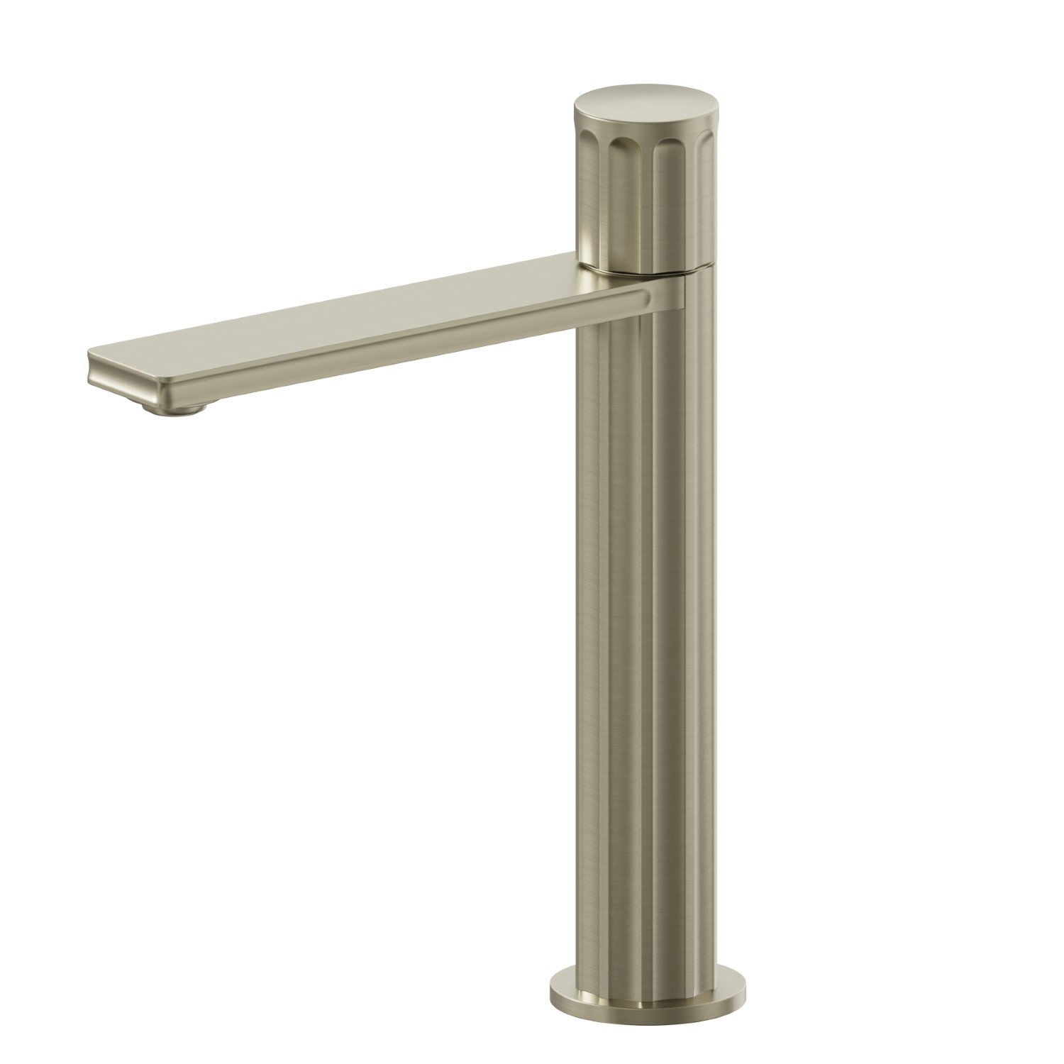 Single lever mixer, medium version for above counter basin - finish PVD Brushed Pale Gold