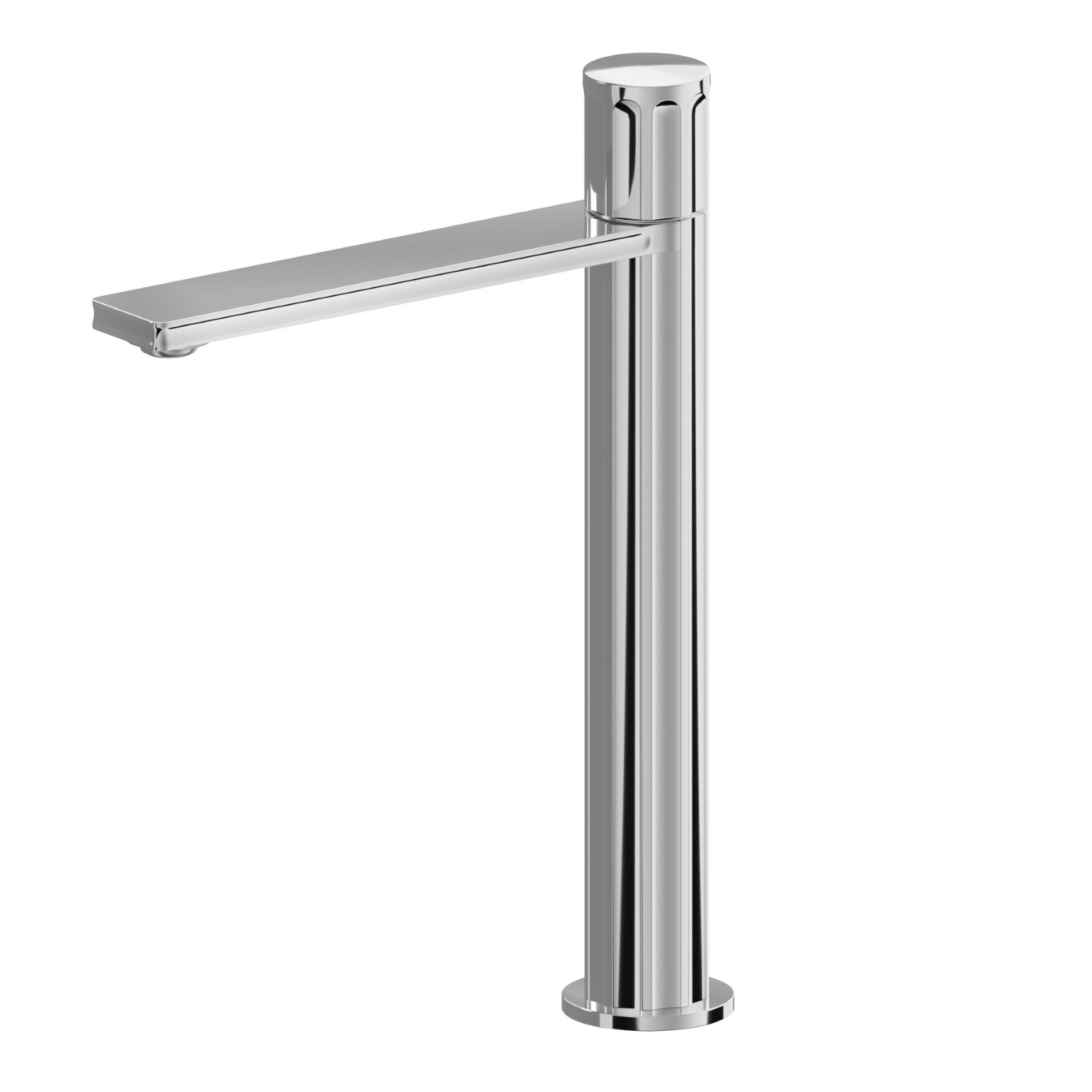 Single lever basin mixer, high version, for above counter basin - finish Chrome