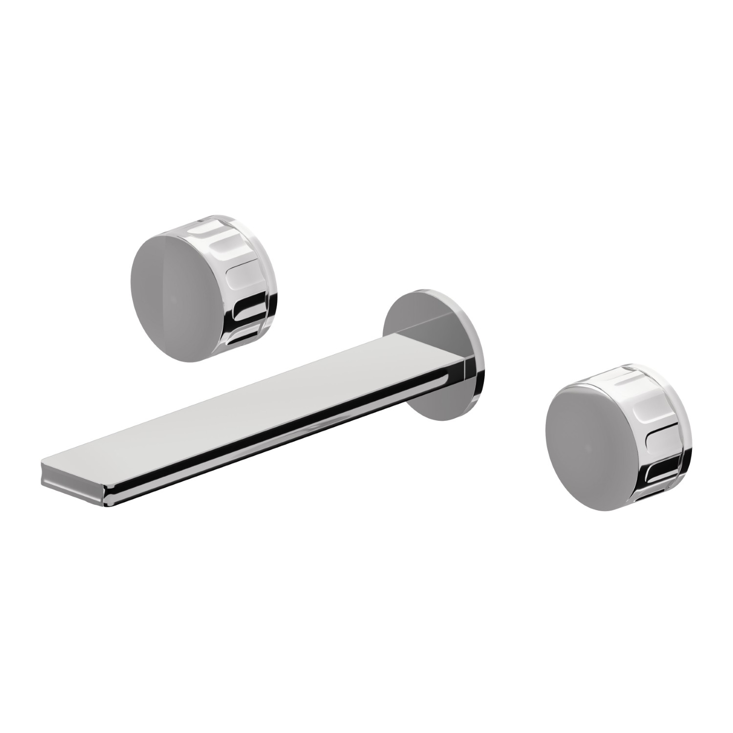 3-hole wall-mounted washbasin group - finish Chrome