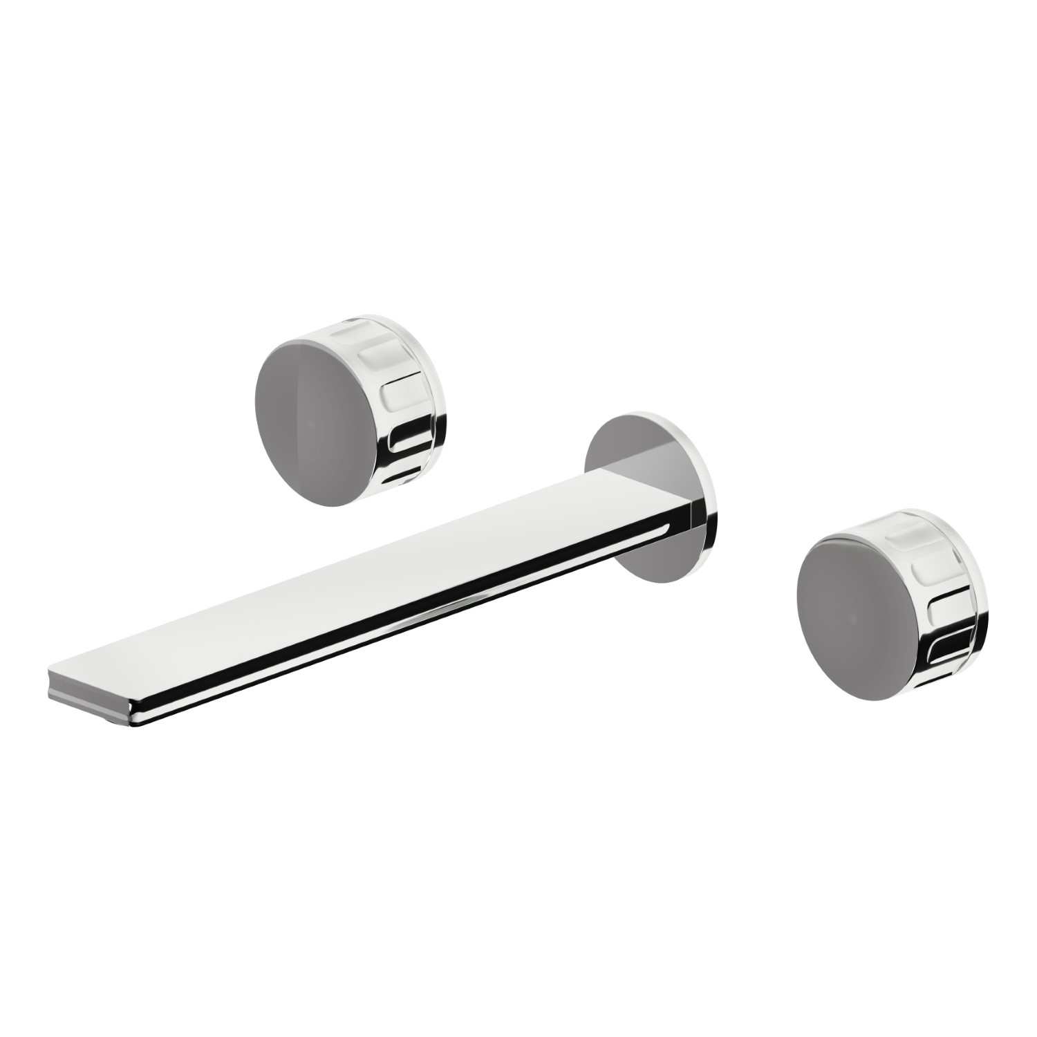 3-hole wall-mounted washbasin group - finish Chrome