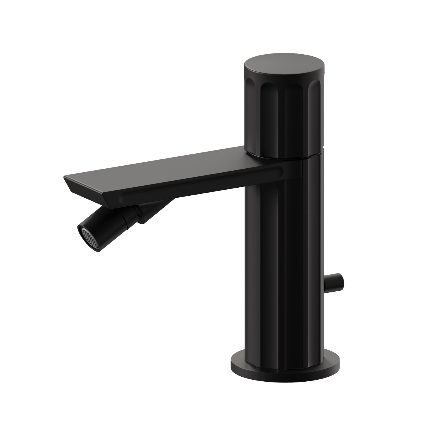 Single lever bidet mixer basin group - finish Matt Black