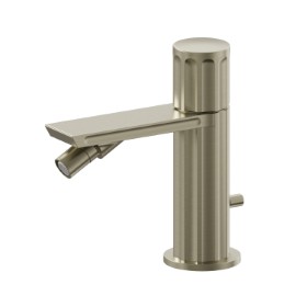 Single lever bidet mixer basin group - finish PVD Brushed Pale Gold