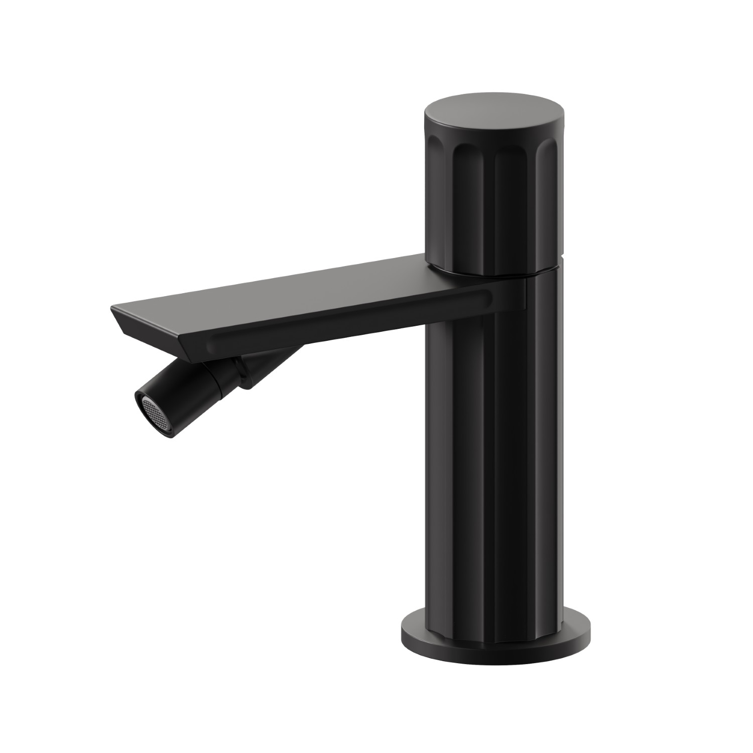 Single lever bidet mixer basin group - finish Matt Black