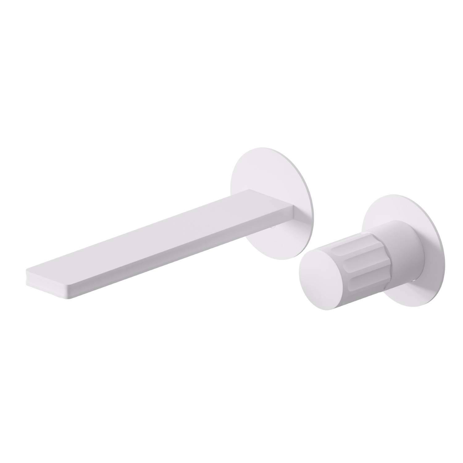 2-hole wall-mounted washbasin group - finish Matt White