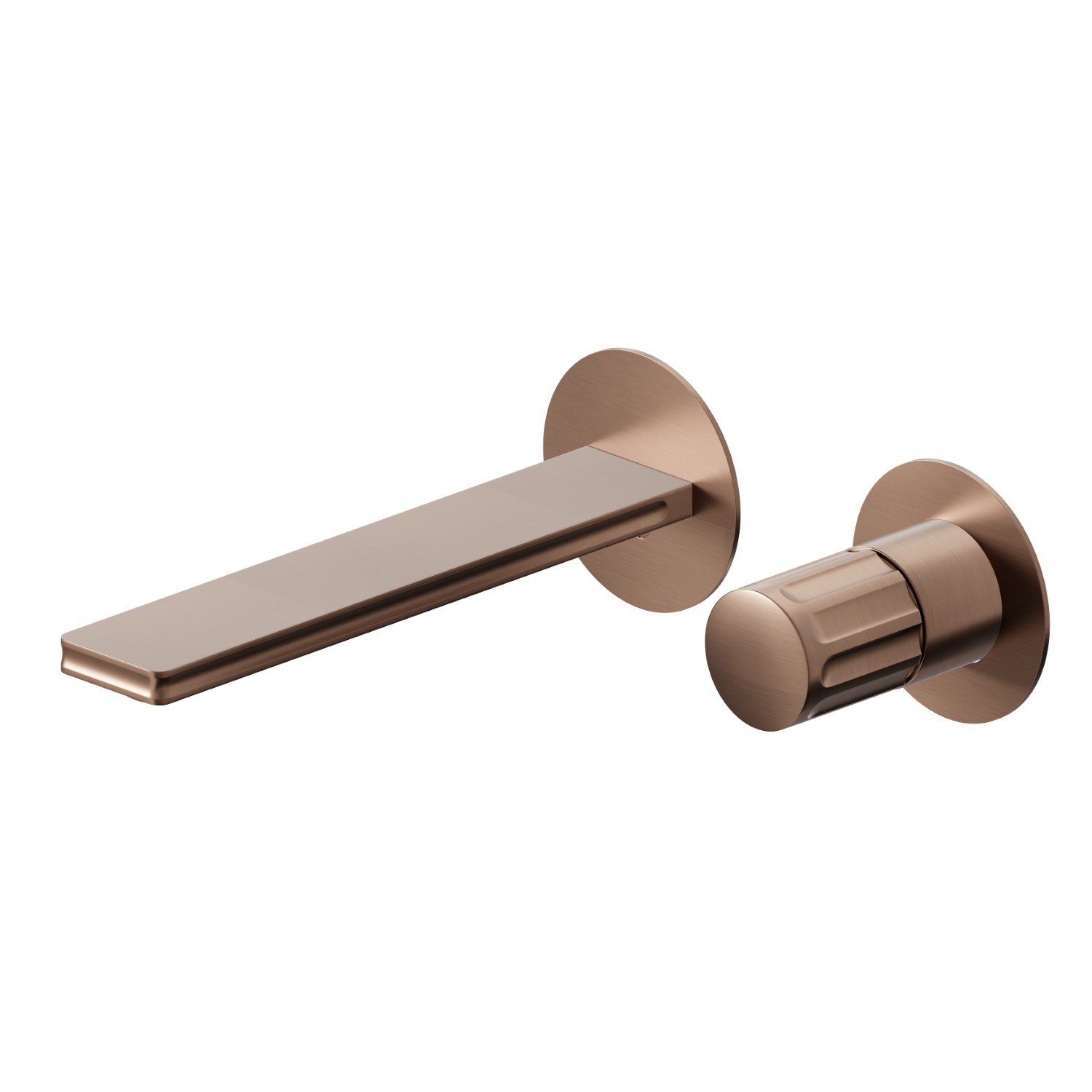 2-hole wall-mounted washbasin group - finish PVD Brushed Copper Bronze