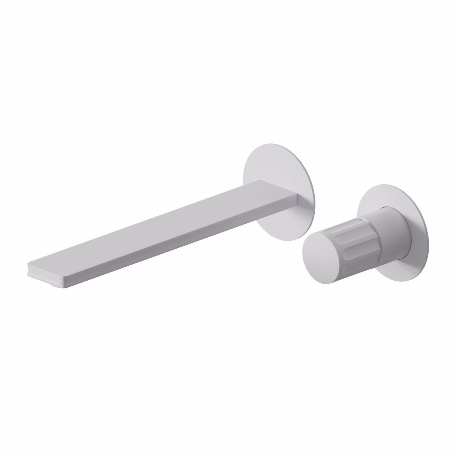 2-hole wall-mounted washbasin group - finish Matt White