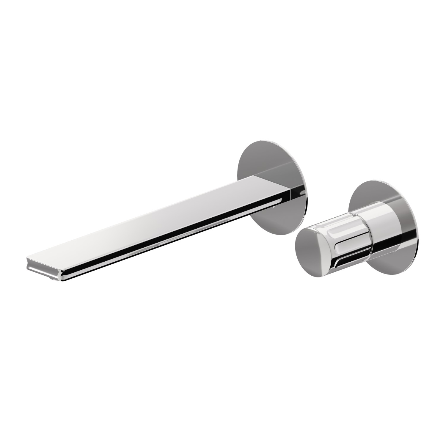 2-hole wall-mounted washbasin group - finish Chrome