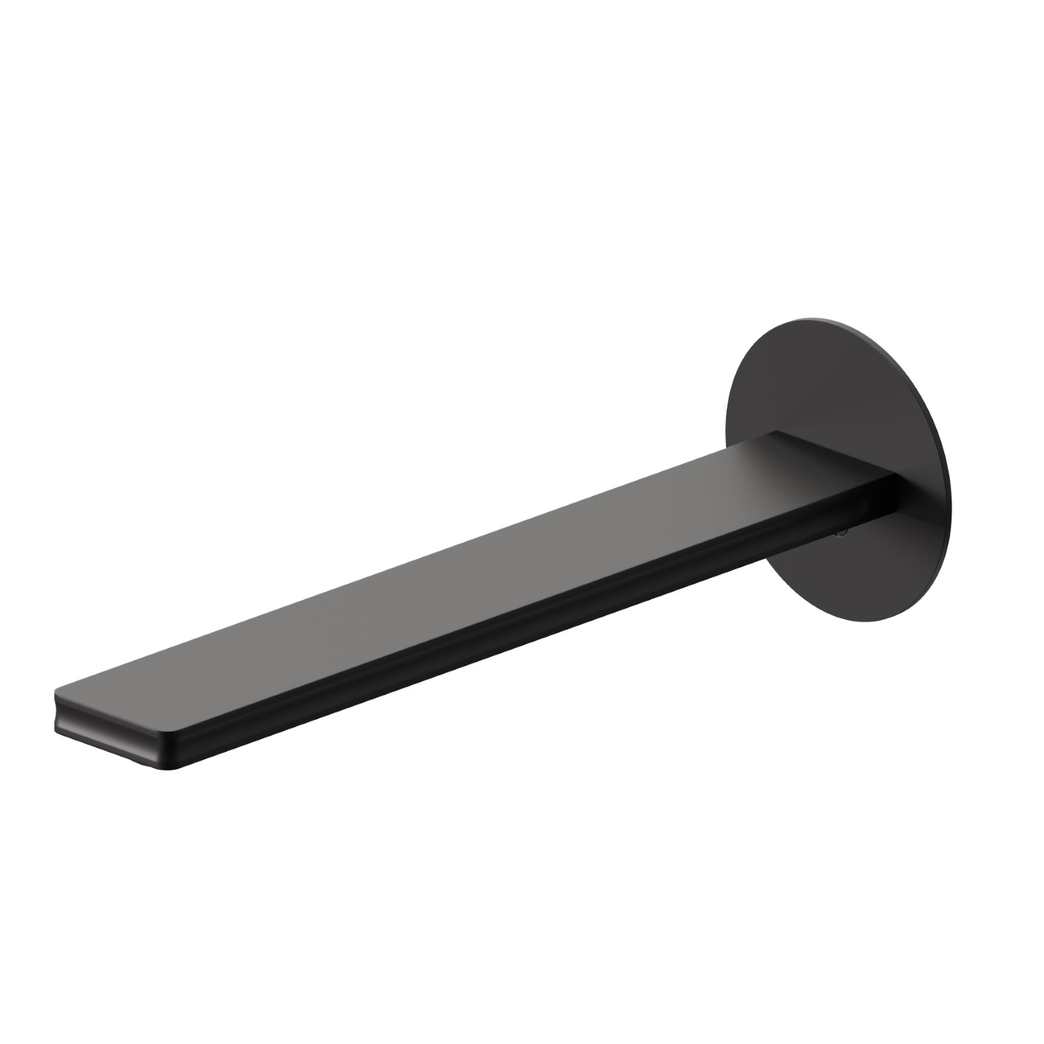 Bocca di erogazione a parete per lavabo con raccordo speciale da 1/2” da pre-incassare - finitura Nero opaco