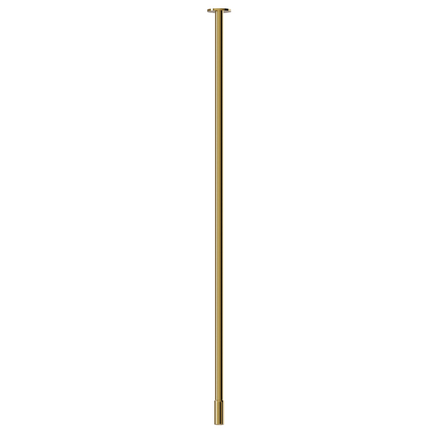 Ceiling spout for basin group with 1/2” connection - finish PVD Glossy Gold