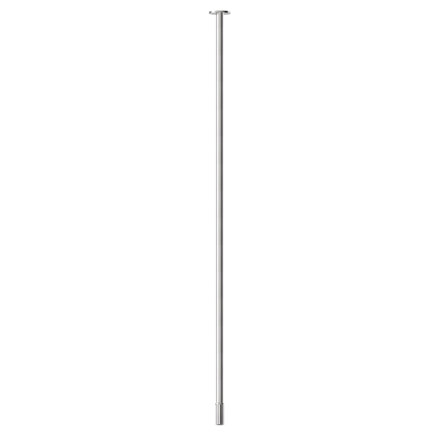 Plafonnier pour alimentation lavabo avec connexion 1/2” - finition PVD Brushed steel