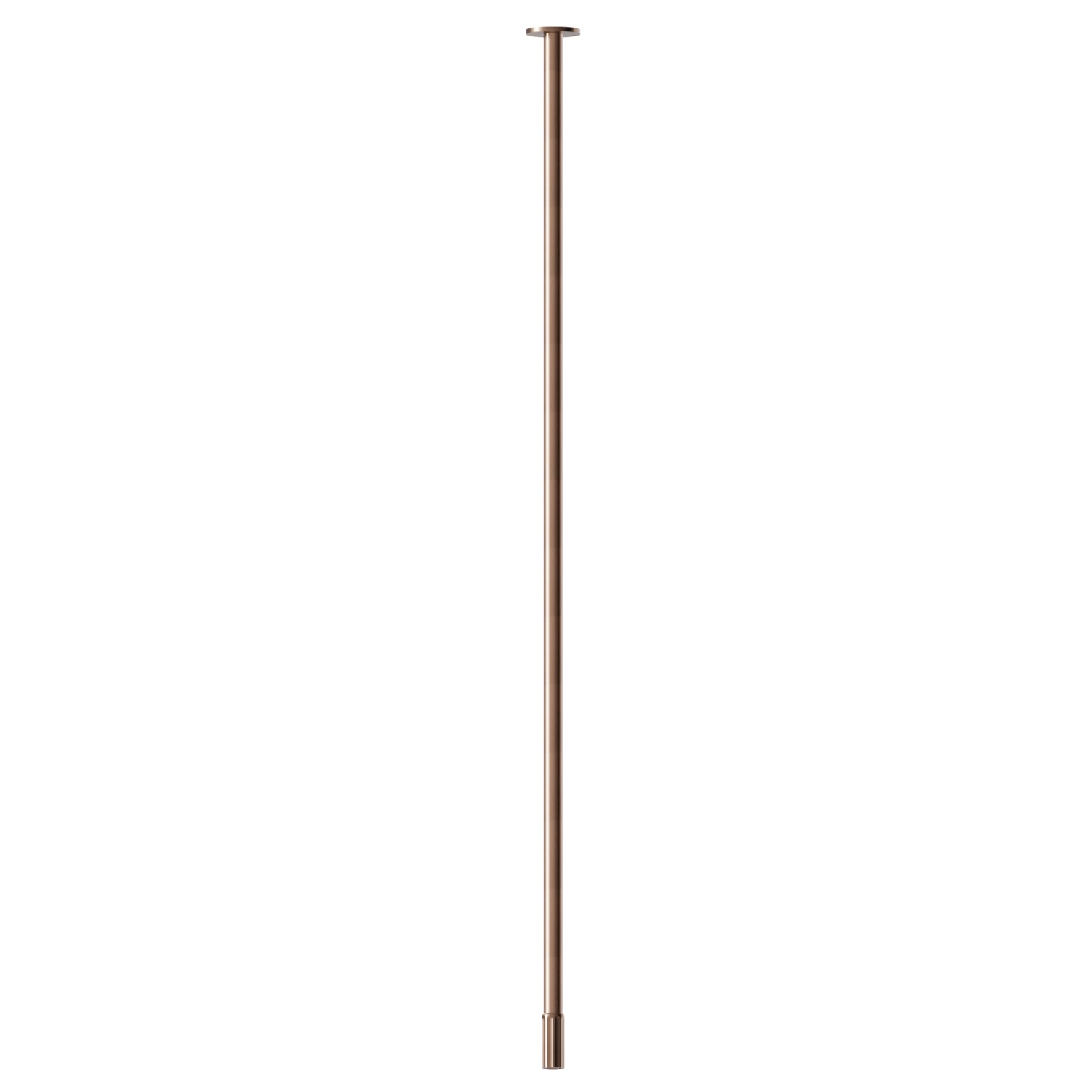 Ceiling spout for basin group with 1/2” connection - finish PVD Brushed Copper Bronze