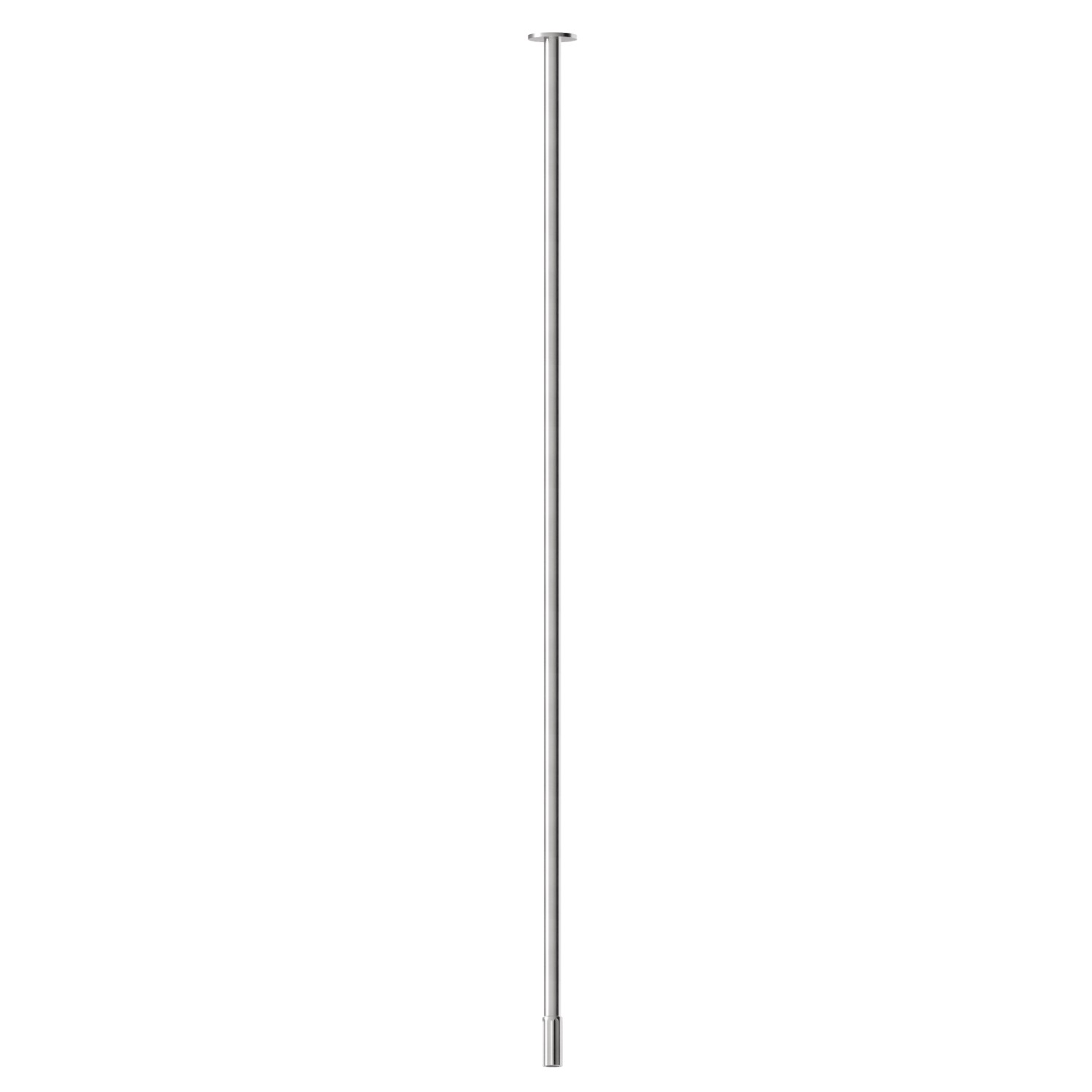Ceiling spout for basin group with 1/2” connection - finish PVD Brushed steel