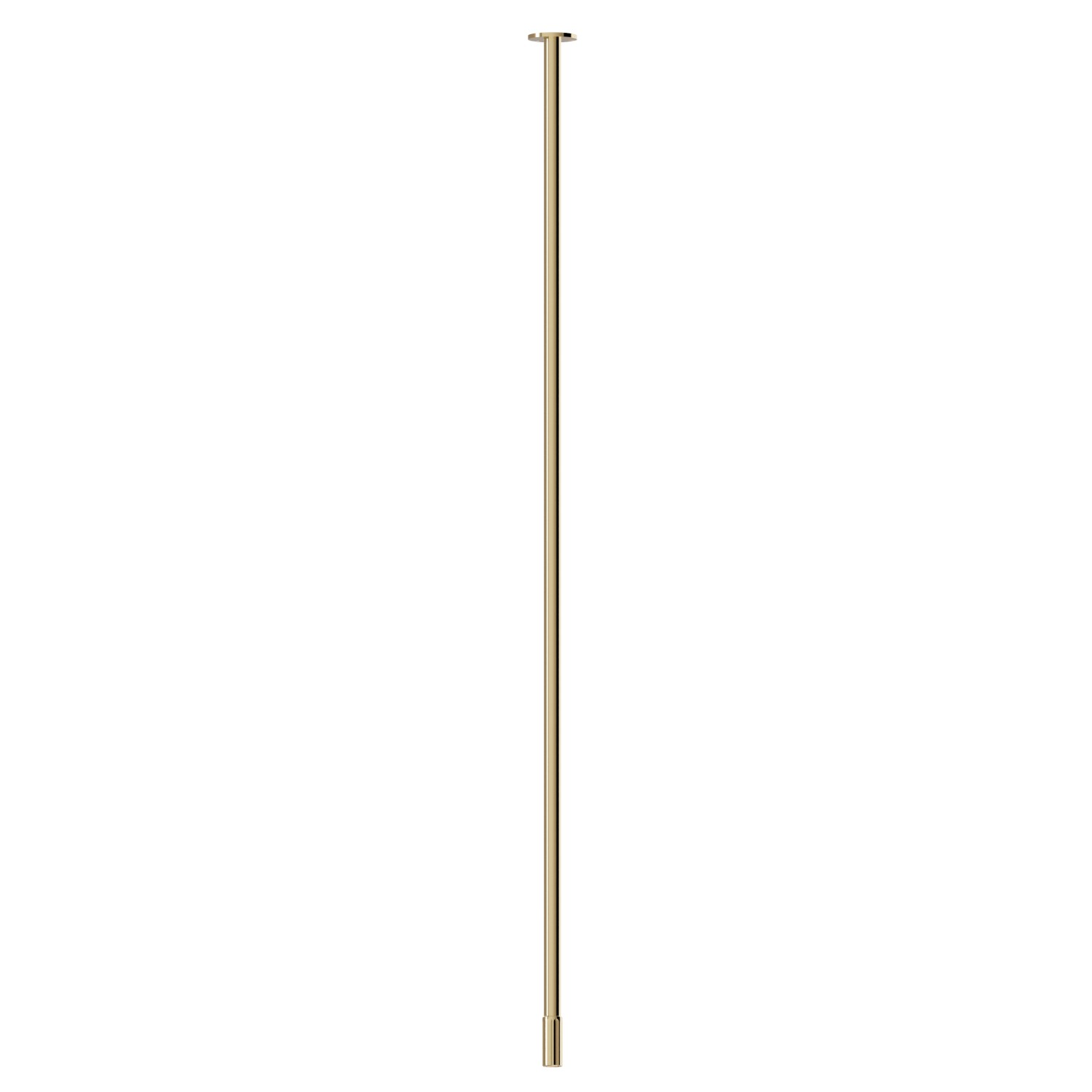 Ceiling spout for basin group with 1/2” connection - finish PVD Glossy Gold