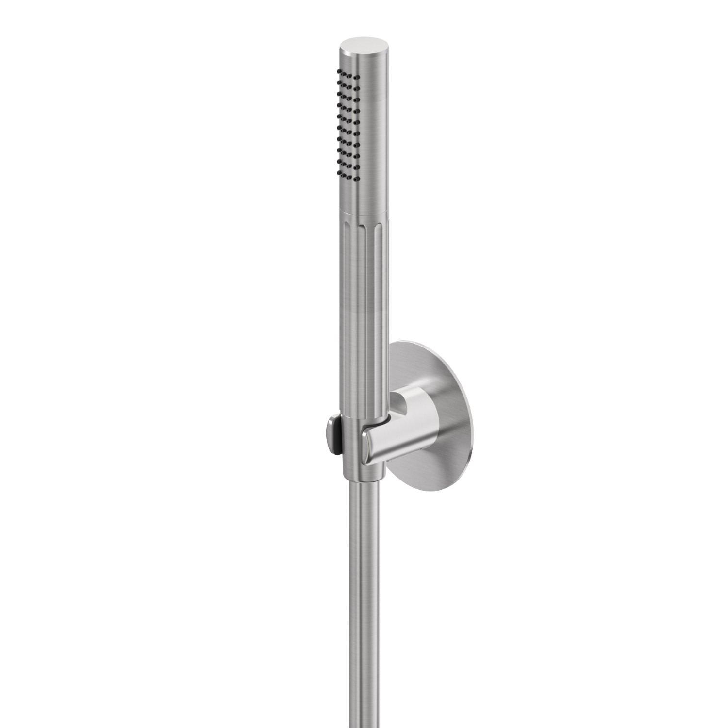 Duschset komplett mit Handbrause und Schlauch. Ohne Wasserauslass - oberfläche PVD Edelstahl 