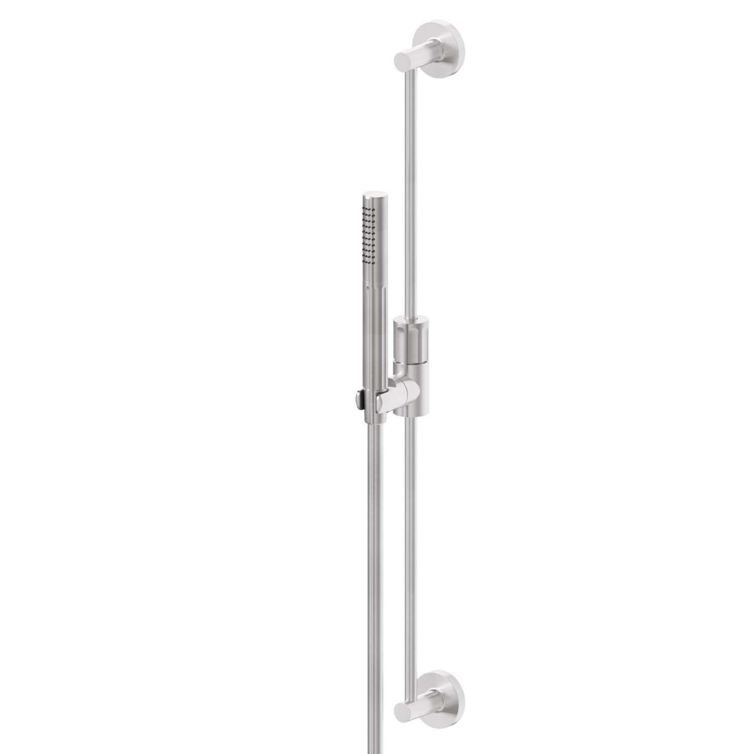 Brausestange komplett mit Handbrause und flexiblem L=150 cm ohne Wasseranschluss - oberfläche PVD Edelstahl 