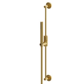 Complete shower set, with hand shower, L=150 cm flexible, without wall union - finish PVD Glossy Gold