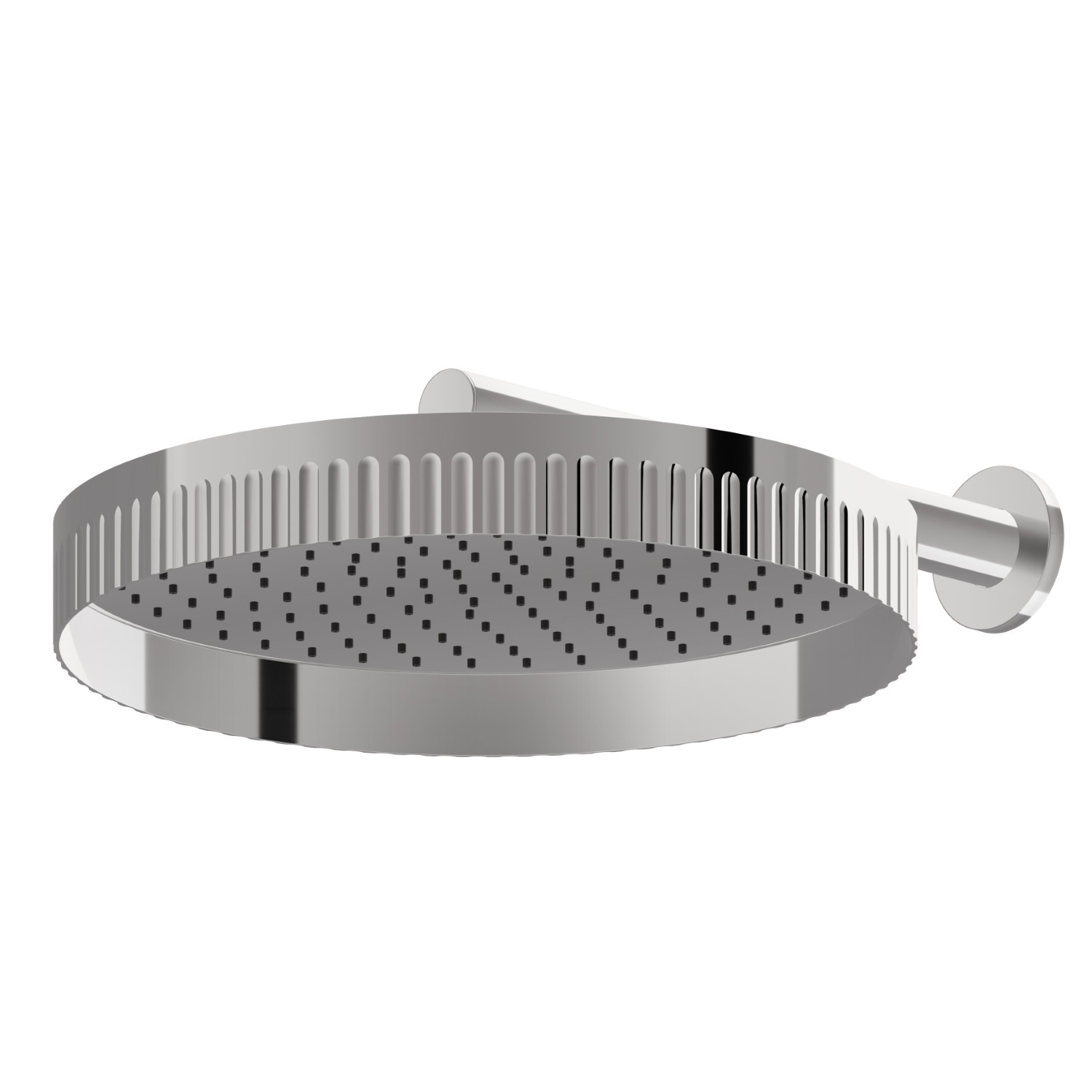 Wall head shower, checkable, with raining jet - finish Chrome