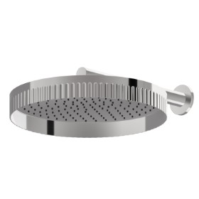 Wall head shower, checkable, with raining jet - finish Chrome
