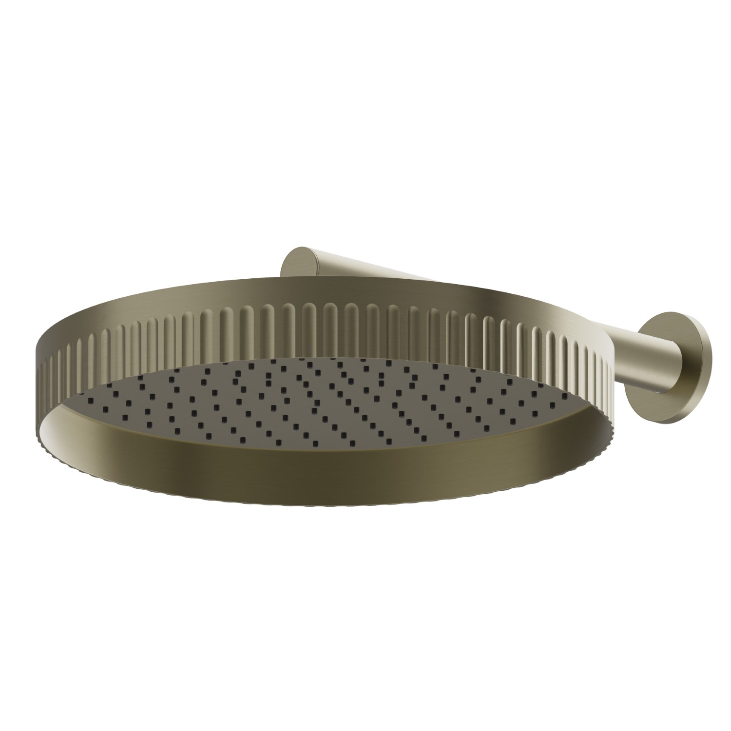 Wall head shower, checkable, with raining jet - finish PVD Brushed Pale Gold