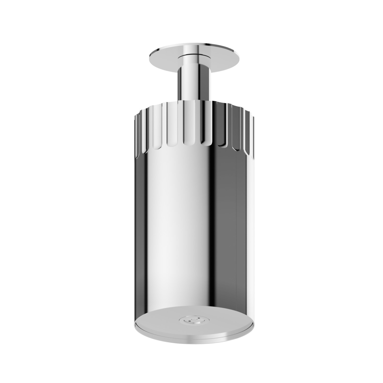 Adjustable Ceiling small head shower, with atomizer. Ø100mm - finish Chrome