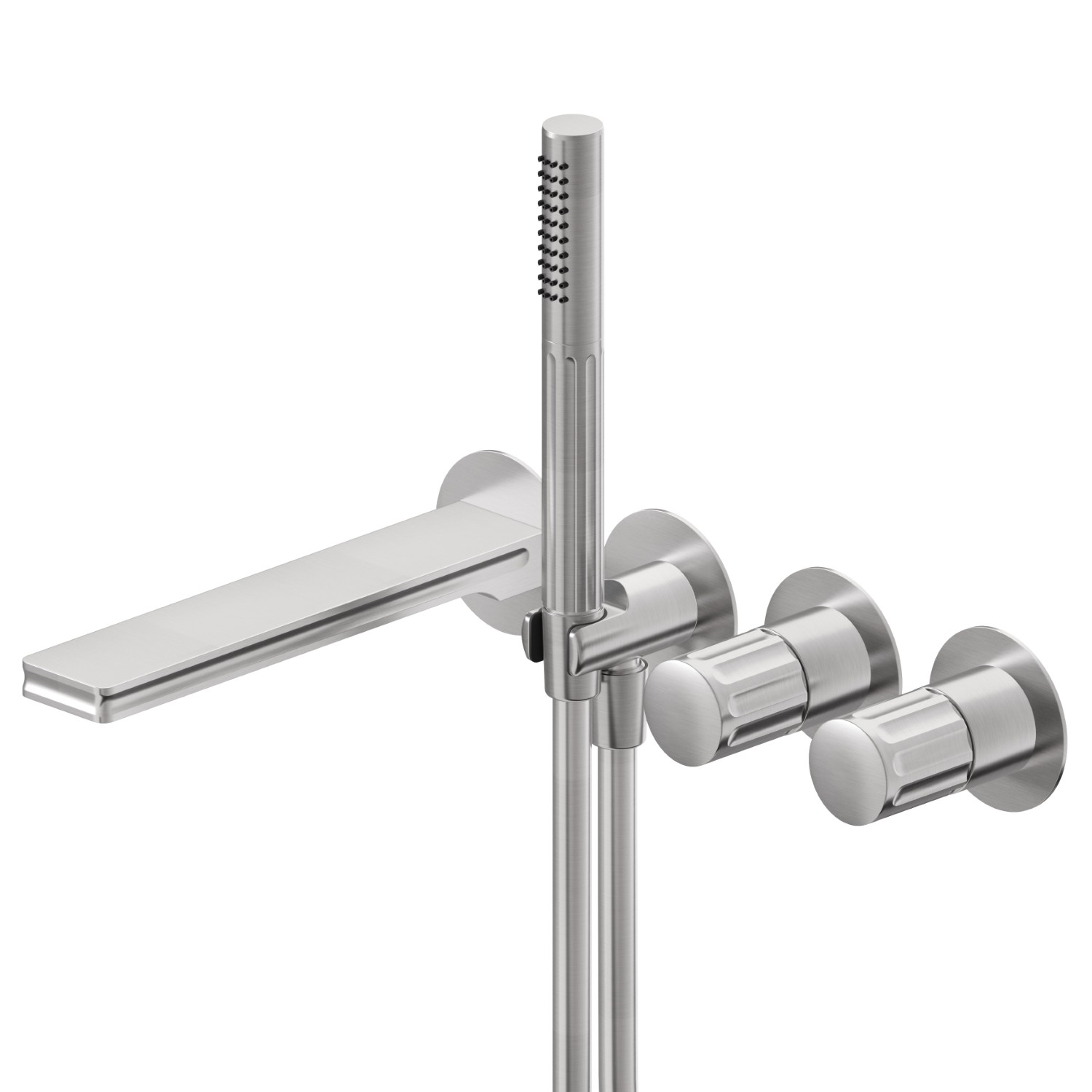 Bath group - finish PVD Brushed steel