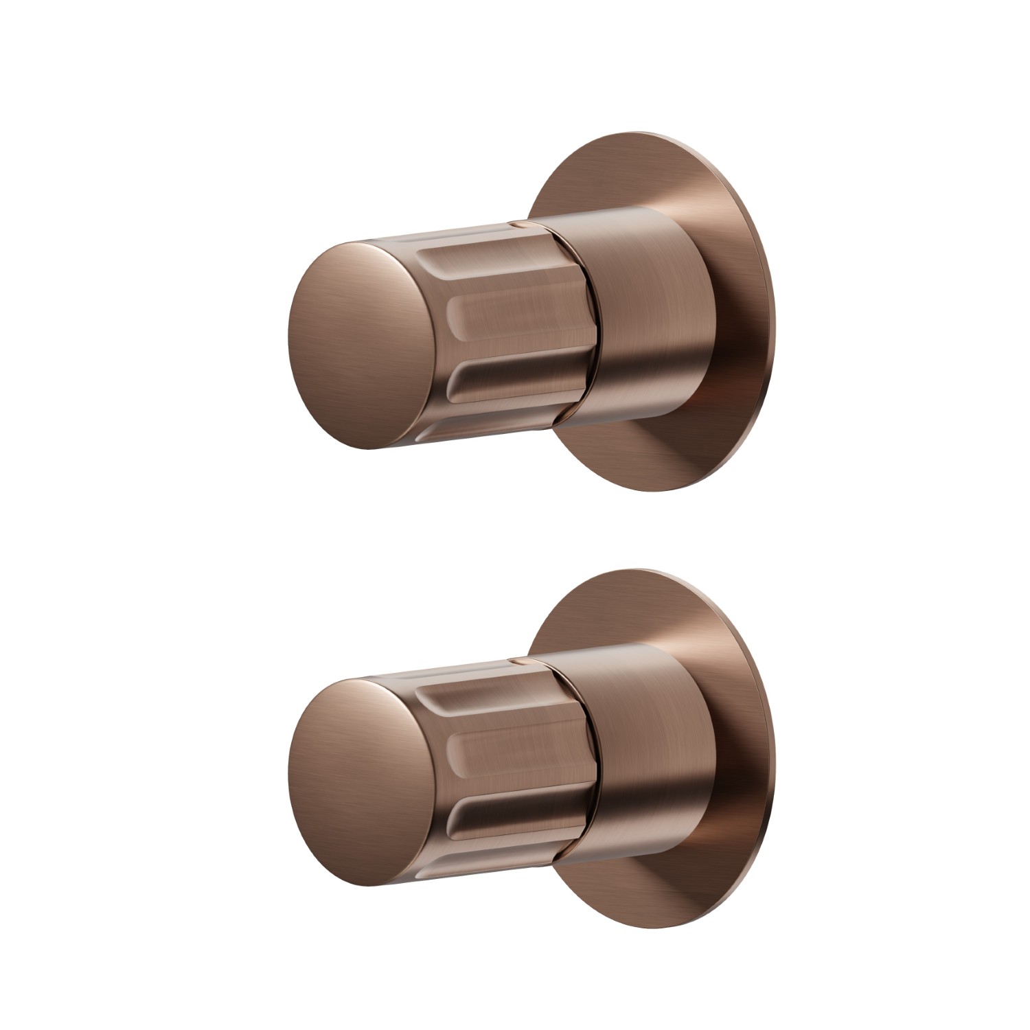 Single lever concealed mixer - finish PVD Brushed Copper Bronze