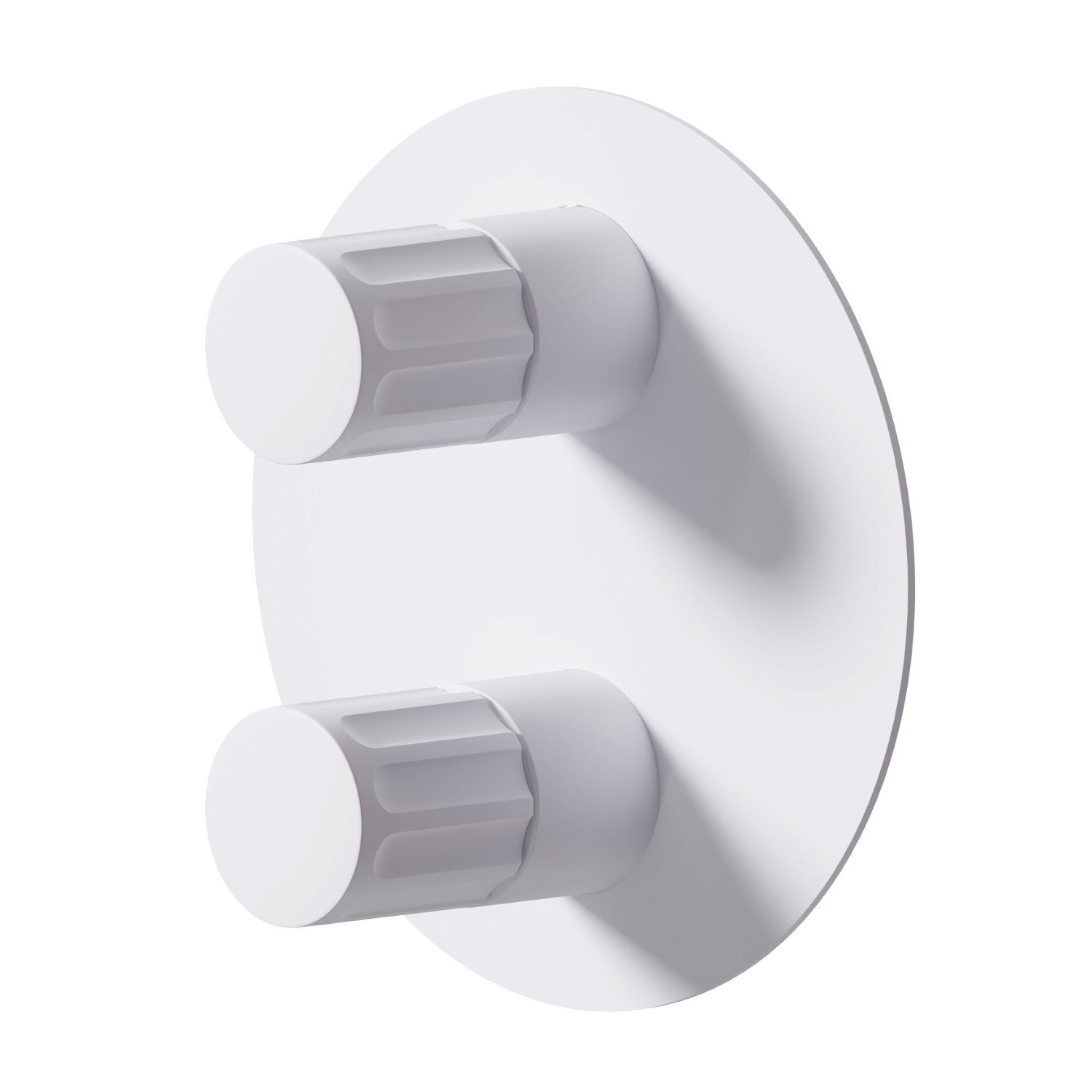 Single lever concealed mixer - finish Matt White