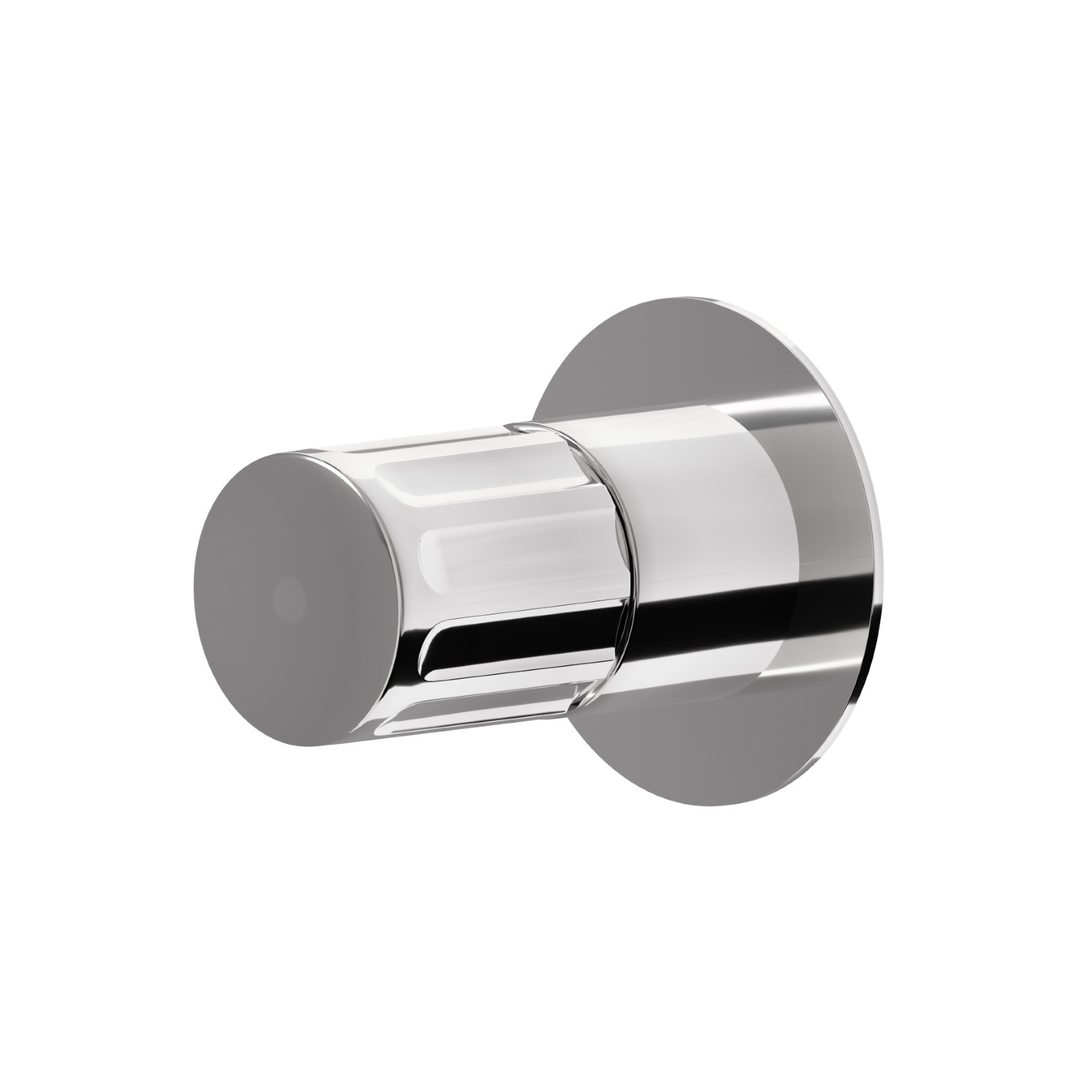 Mitigeur mécanique à encastrer, à utiliser avec un inverseur 3 sorties sans arrêts. Façade murale - finition Chrome