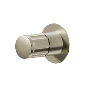 Single lever concealed mixer, to combine with a 3 ways out concealed diverter without stop. External part - finish PVD Brushed Pale Gold
