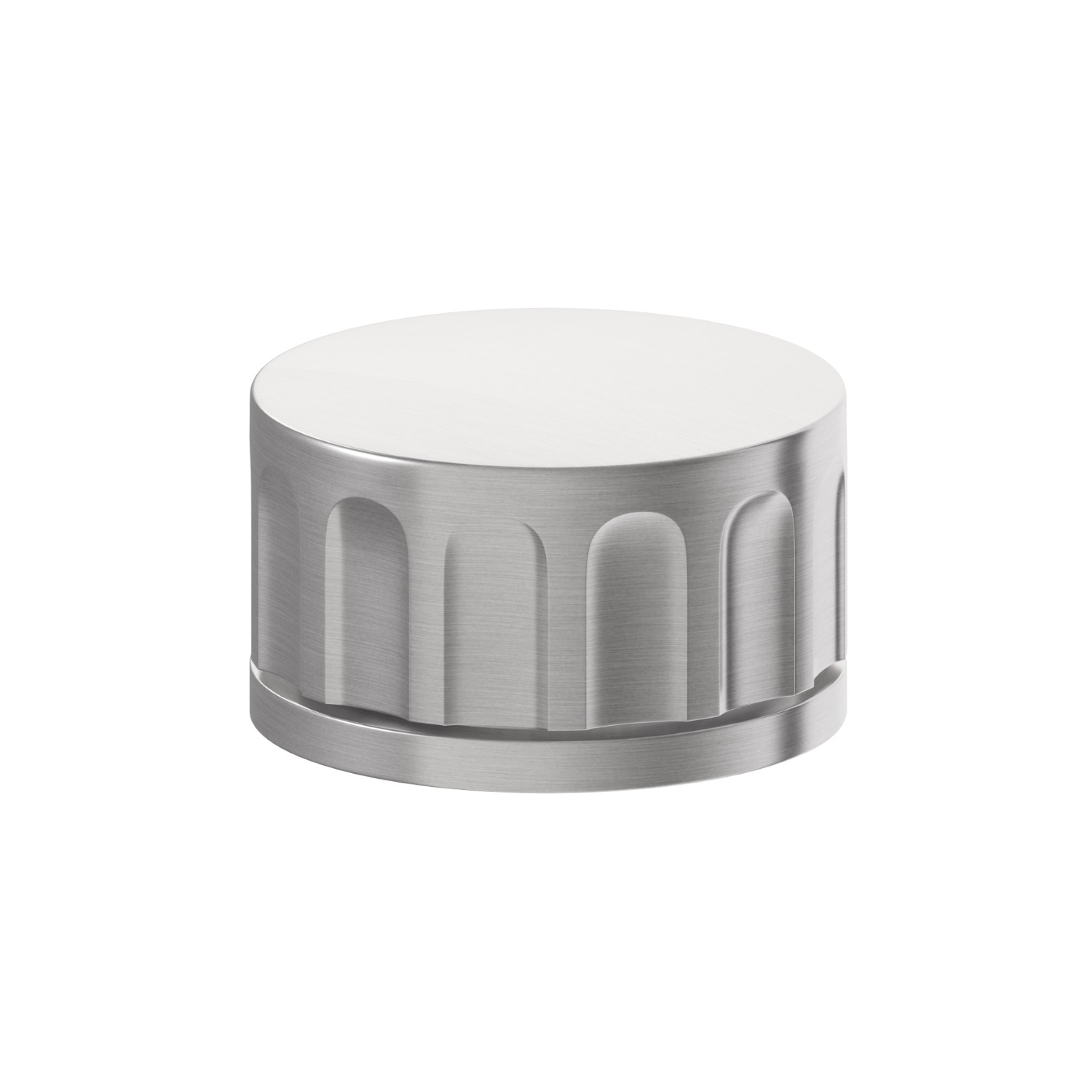 Diverter for deck-mounted set - finish PVD Brushed steel