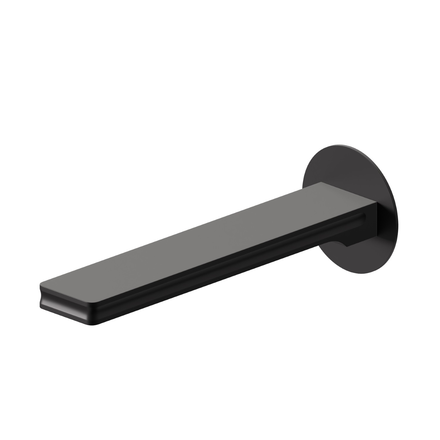 Wall spout for bath group with 1/2” connection - finish Matt Black