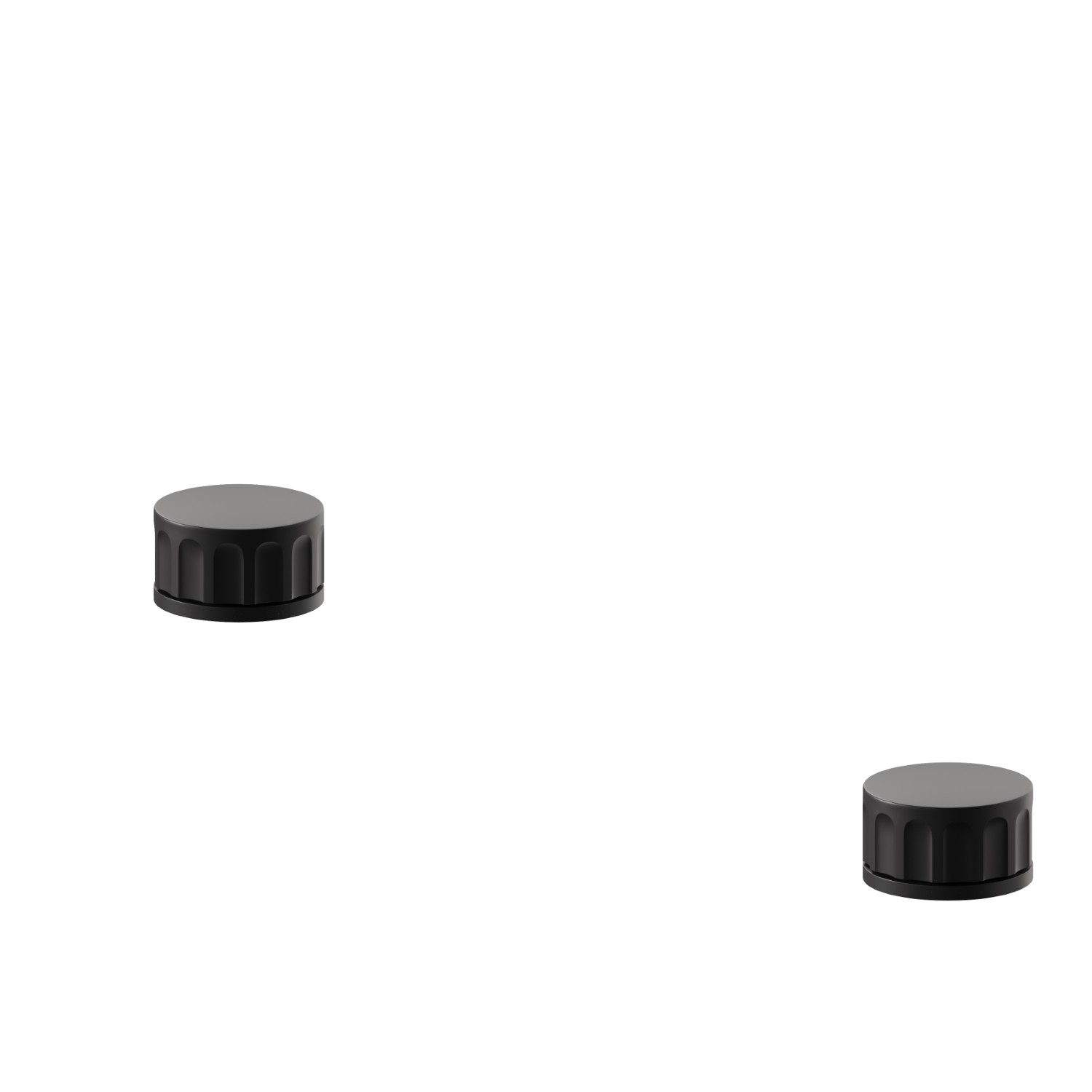 Deck-mounted mixer - finish Matt Black