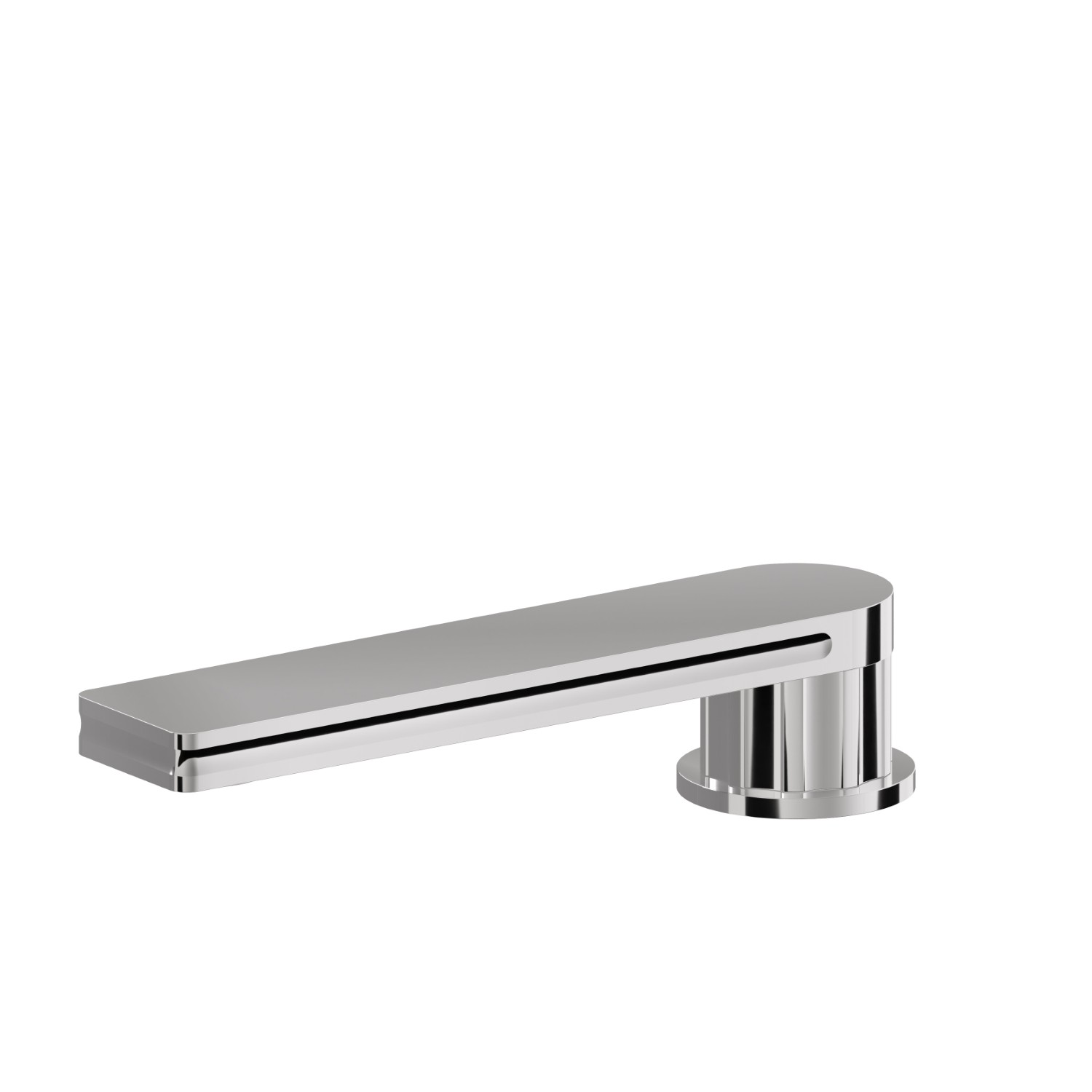 Deck-mounted spout - finish Chrome