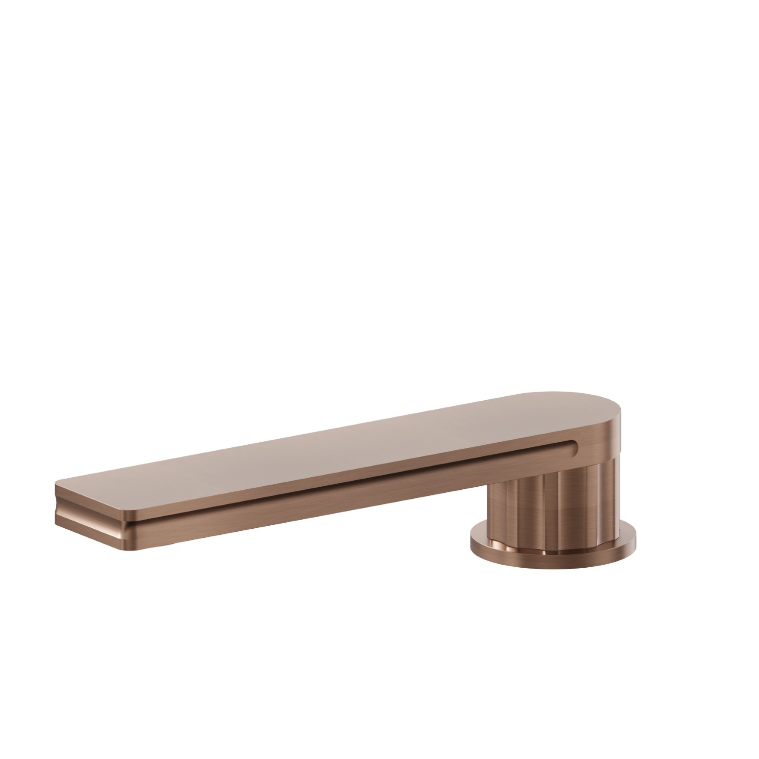 Deck-mounted spout - finish PVD Brushed Copper Bronze