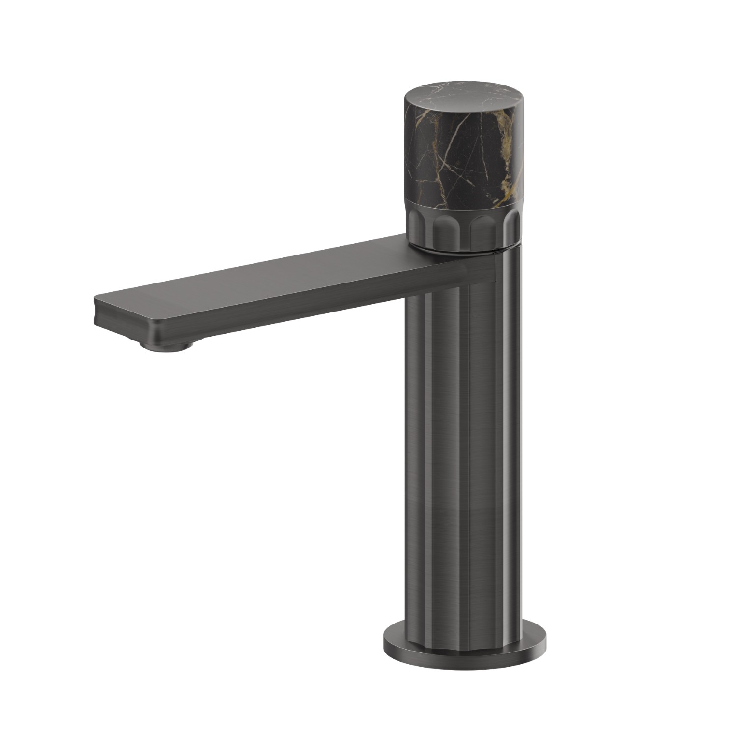 Mitigeur lavabo - finition PVD Brushed Gun Metal