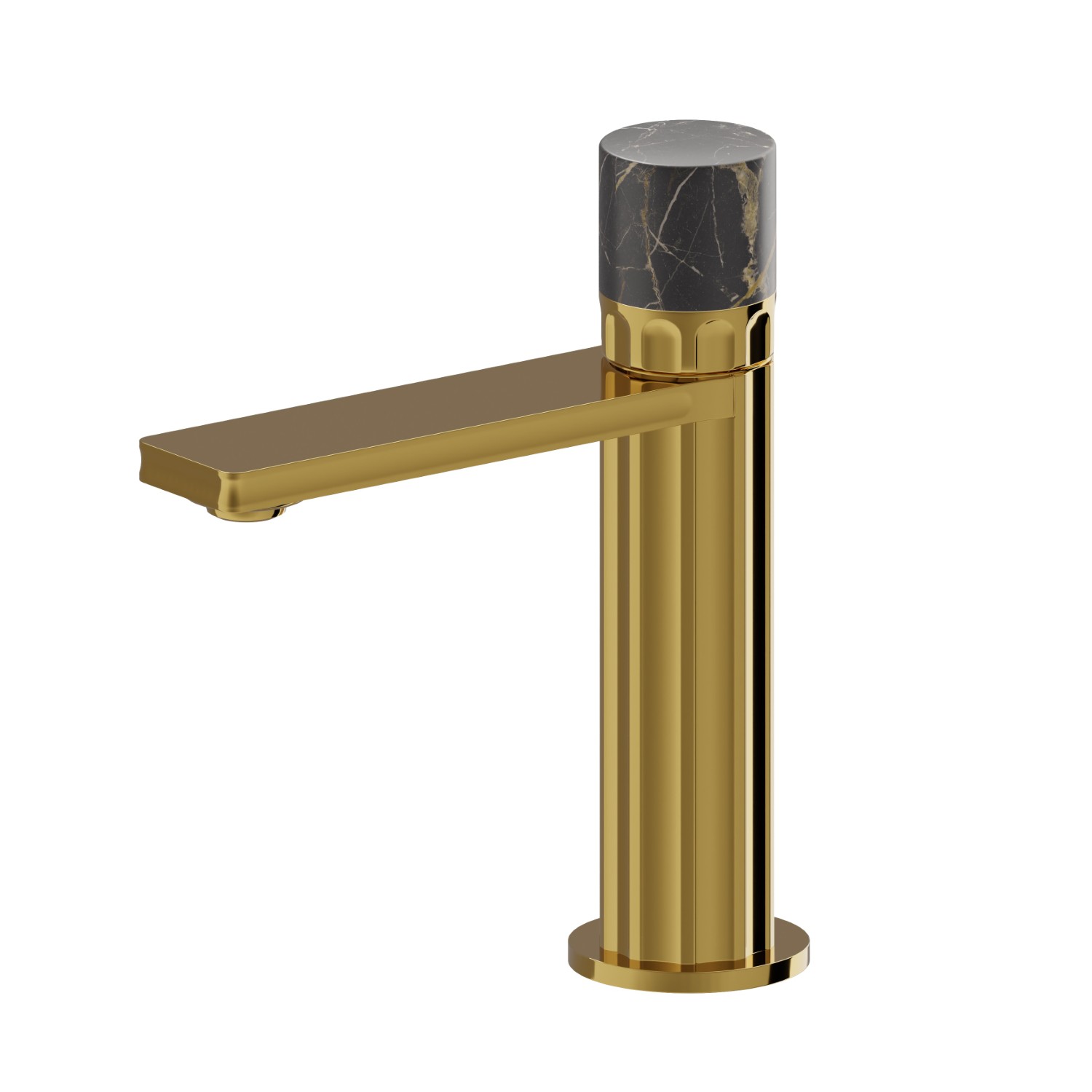 Miscelatore monocomando per lavabo - finitura PVD Glossy Gold