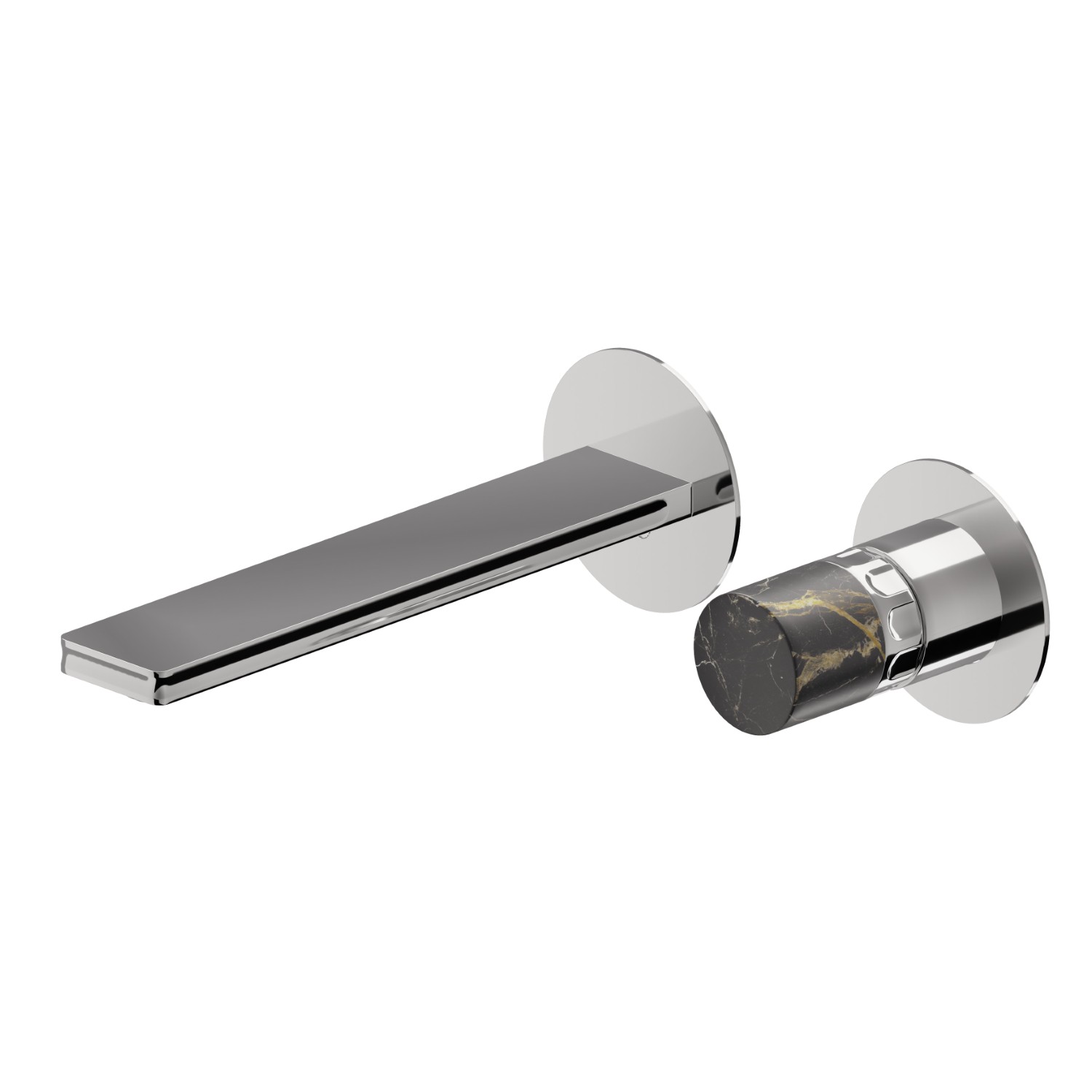 2-hole wall-mounted washbasin group - finish Chrome
