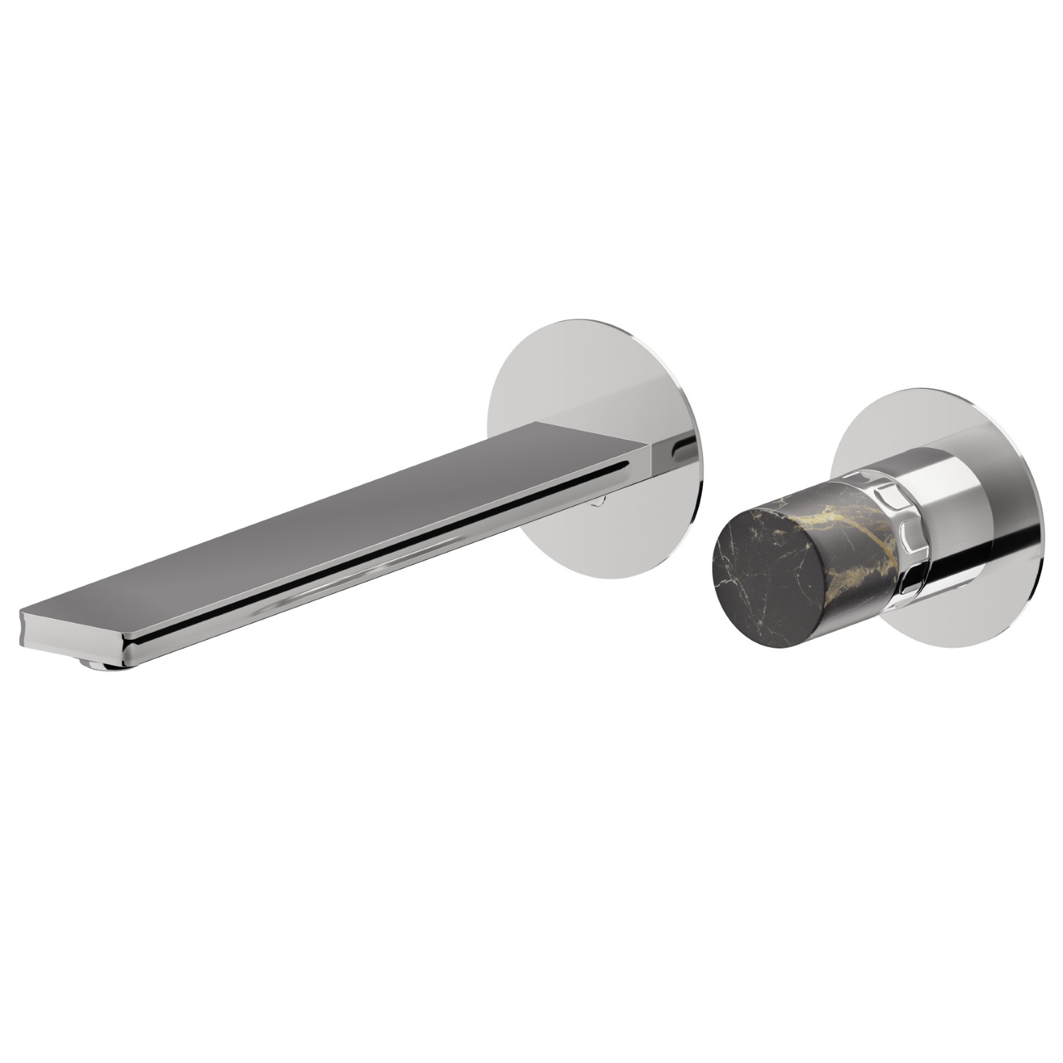 2-hole wall-mounted washbasin group - finish Chrome
