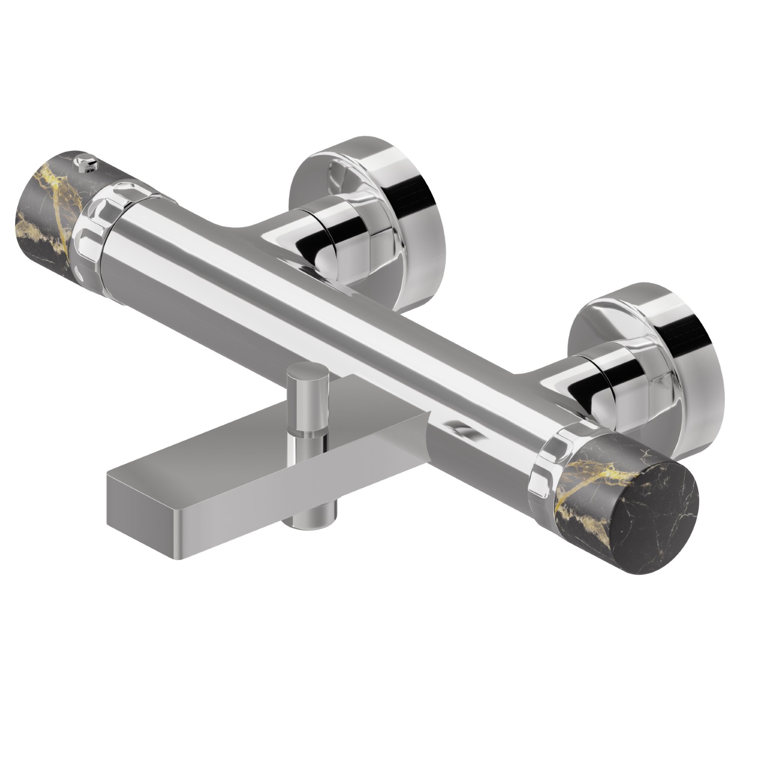 Bath external thermostatic mixer - finish Chrome
