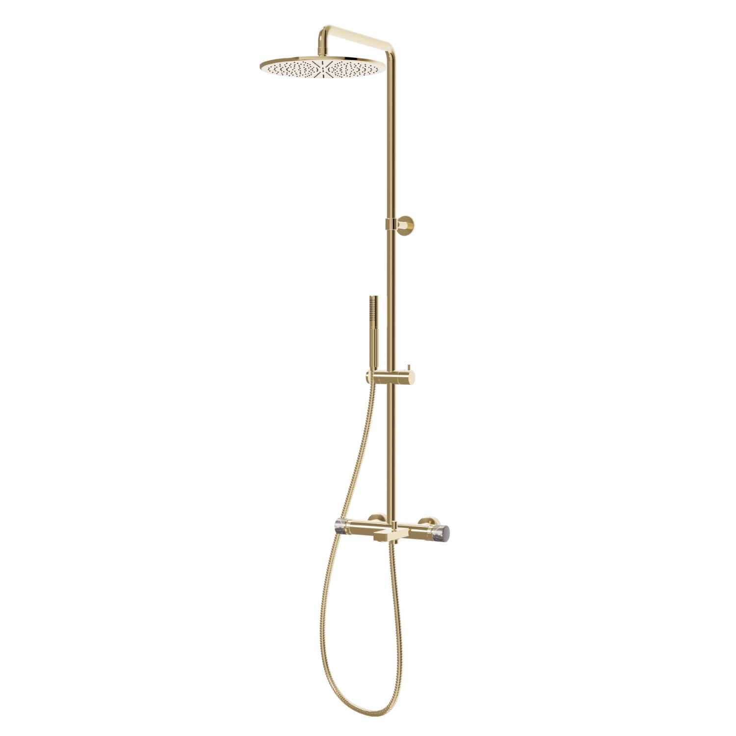 Cold body bath column - finish PVD Glossy Gold