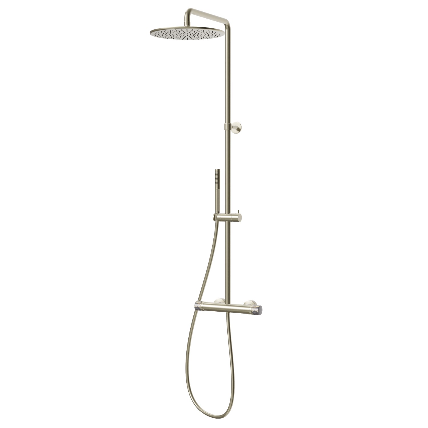 Cold body shower column - finish PVD Brushed Pale Gold