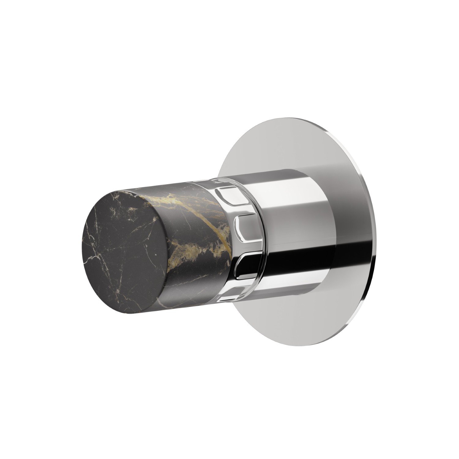Single lever concealed mixer, to combine with a 3 ways out concealed diverter without stop. External part - finish Chrome