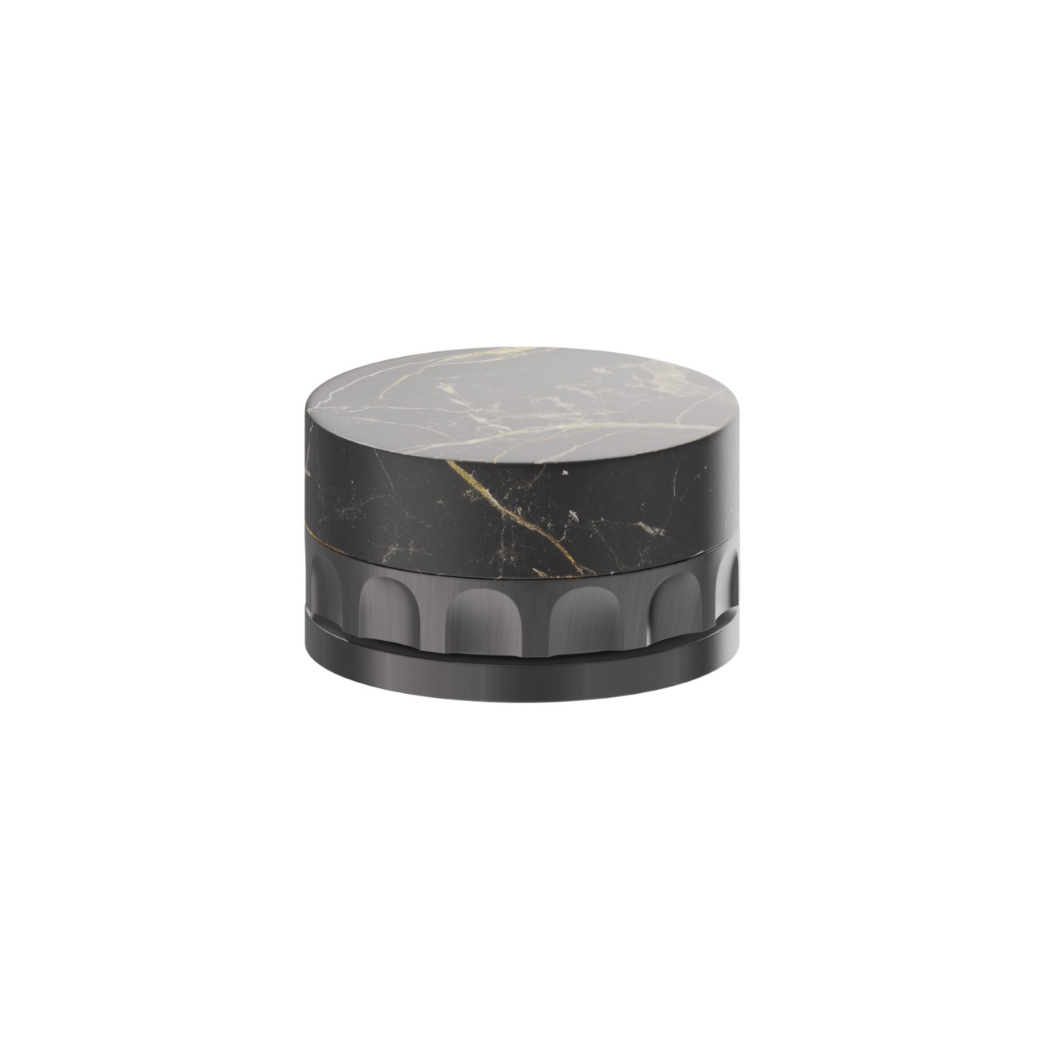 Diverter for deck-mounted set - finish PVD Brushed Gun Metal