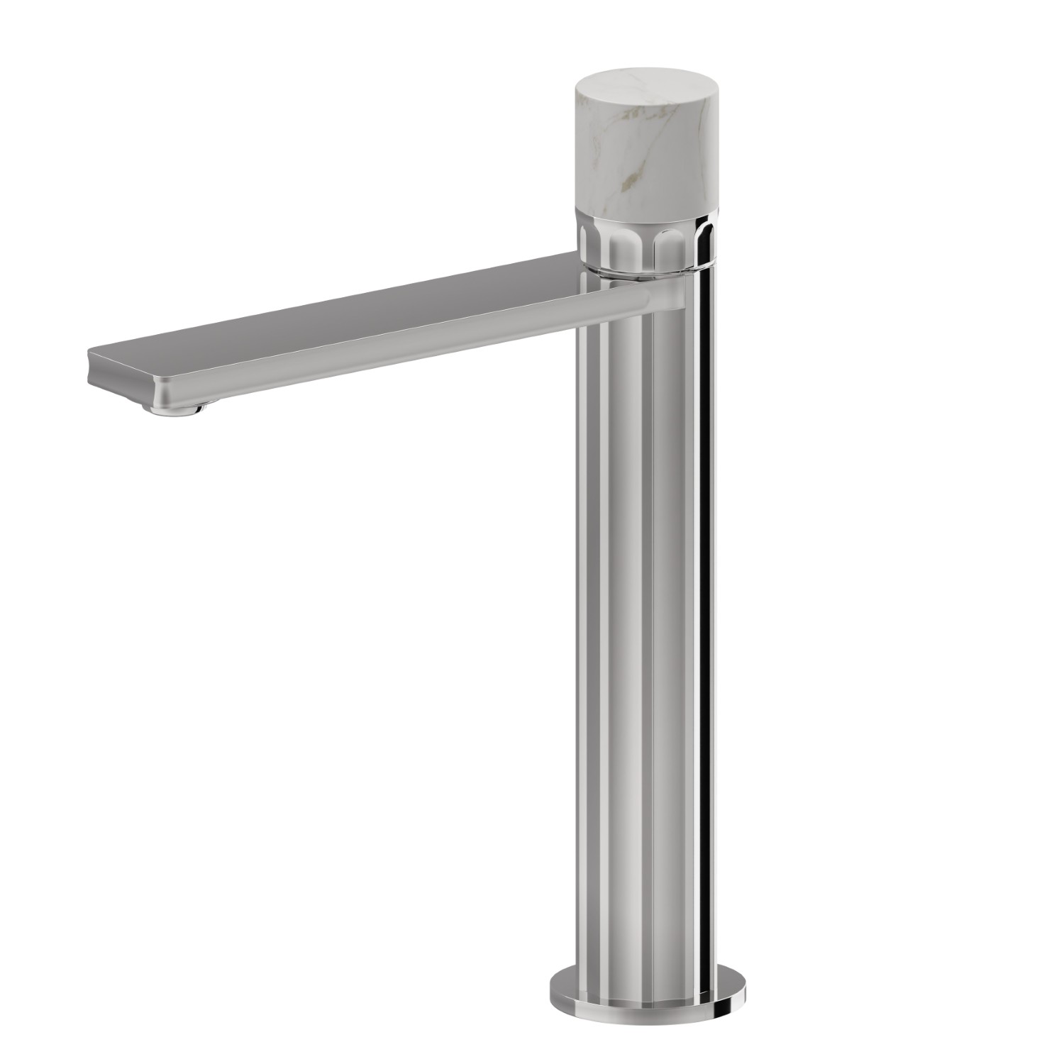 Single lever mixer, medium version for above counter basin - finish Chrome